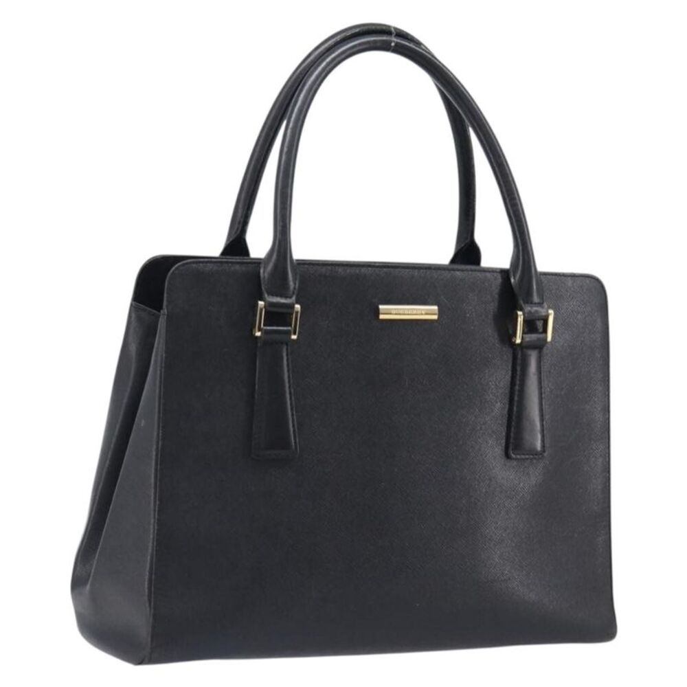 Burberry Handbag Leather Black Leather Handbag